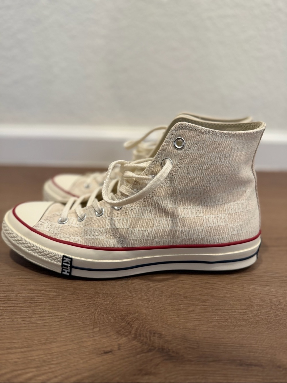 Kith x Converse Chuck Taylor High Kith Monogram Parchment